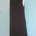 Eileen Fisher  Size L Black Knit Tank Dress Photo 0