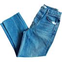 GRLFRND  Linda High Rise Straight Leg Distressed Crop Denim Jeans 29 Photo 2