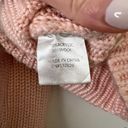 Lovers + Friends  Mockneck Cropped Loose Knit Pink Long Sleeve Wool Blend Sweater Photo 8