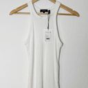 Theory  NEW Racer Tank in Ribbed Modal Cotton Photo 2