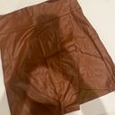 SheIn Leather Wrap Skirt Photo 1