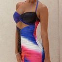 House Of CB  Saskia Multicolor Cut Out Mini Dress Photo 13