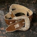 BB SIMON CALF SKIN WESTERN BELT Brown Photo 0