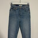 RE/DONE ReDone Originals 90s High Rise Ankle Crop in Hazey Indigo Button Fly Size 24 Photo 2