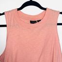 Rachel Zoe 100% Pima Cotton Salmon Pink Casual Tank Top Photo 1