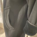 London Fog Vintage Hooded Wool Coat w/ Braided Trim Velvet Inner Lining Sz 16P Photo 5