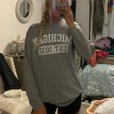 Grey Michigan Long sleeve Gray Size M Photo 0