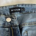 Pretty Little Thing Vintage Wash Split Hem Flare Jean Photo 5