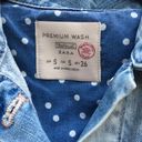 ZARA  Light Wash Distressed Faded Button Down Denim Vest Women’s Size Small Photo 1