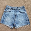 Wild Fable High Rise Med. Wash Mom Jean Shorts, Women's 4 Photo 0