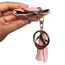 None NIB Mini Keyring / Key Charm Coin Purse Keychain Pendant with Tassel Photo 4