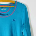 Under Armour  All Seasons Gear Fitted Long Sleeve Blue Athletic Top Size XL Photo 2