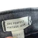 Madewell  The Perfect Vintage Jean Cropped Starkey Wash Faded Black Women Size 28 Photo 13