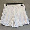 Nike  Shorts Womens Large 4" White Dri-Fit Basketball Training Gym Mesh 404909 Photo 5