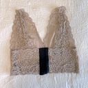 Bebe Cream/Tan Lace Bralette Photo 1