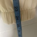 BCBG MAXAZRIA Beige Pleated Jacket Womens Size Medium Full Zip Pockets Photo 12