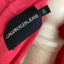 Calvin Klein Jeans Pink And Orange Ombré Hoodie Sweatshirt  Photo 4