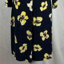 Tommy Hilfiger  Black With Bold Floral Print Office To Date Night Dress NWOT Photo 6