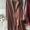 Princess Polly Brown leather Trench Cost Photo 2