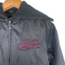 Harley Davidson Evangeline XS Embroidered Heart Nylon Knit Full Zip Jacket Photo 7