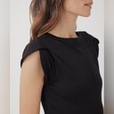 Petal Pact • Black Fit & Flare  Sleeve Dress Photo 4