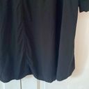 l*space L* Women’s Pacifica Tunic Rayon Button Down Waist Cinching Black Size M/L Photo 10