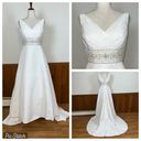 David's Bridal Gorgeous David’s Bridal Tank Faille A-Line Wedding Gown! Photo 1