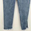 Cello  Straight Destroyed Jeans Blue Denim Frayed Hem Stretch Junior's Size 5 Photo 5