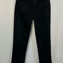 MOTHER High Waisted Rider Ankle Jeans in Not Guilty Black Size 24 Photo 2