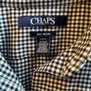 CHAPS  Black and White Button-Down Shirt Size L Photo 2