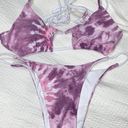 Zaful Pink Tie Dye Bikini Swimsuit Photo 1