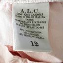 A.L.C. NEW Coburn Paperboy High Waisted Cotton Linen Cargo Fit Pants Morganite Photo 2