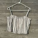 Iris Ieis  Crop Tops size Large striped Photo 0