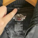 Harley Davidson Evangeline XS Embroidered Heart Nylon Knit Full Zip Jacket Photo 12