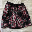 Bebe Droplet Print Flare Skirt Paisley print Size S Photo 1