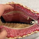 Tommy Hilfiger  Red White and Blue Straw Crossbody purse Photo 4