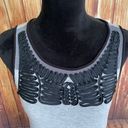 Carmen Marc Valvo Sleeveless Top Blouse Sz Large Photo 2