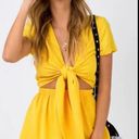 Princess Polly Yellow Romper Photo 3