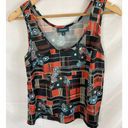 Modcloth  At First Sight Sleeveless Blouse size xs Photo 2