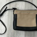 Nine West  Black Tan Color Block Multiple Pocket Cross Body Bag Photo 1