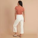 Marine layer 🆕 NWOT  Bridget Slim Wide Leg Crop Pant Antique White Cream Size 14 Photo 1