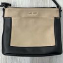 Nine West  Black Tan Color Block Multiple Pocket Cross Body Bag Photo 3