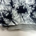 CoVelo Artsy Linen Blend Dress Womens Sz. 6 Layered Tie Die Waist Tie Gray White Photo 5