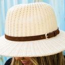 Altar'd State Altar’d State Fedora Hat Woven Knit w/Belt Hatband Photo 0