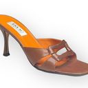 Isaac Mizrahi new  ⌘ Lizard Kitten Heel Sandal ⌘ Orange ⌘ SJP Sex and the City ⌘ Photo 14