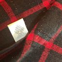 Christopher & Banks Vintage 90’s  Black Red Plaid Glitter Blazer Jacket Size M Photo 14