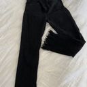 Just Black Denim Black Fringe Ankle Jeans Photo 1