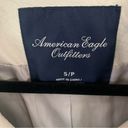 American Eagle  Faux Leather Jacket Size Small Color Bone Photo 2