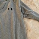 Under Armour Gray Long Sleeve V Neck Photo 1