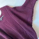 DKNY  Pullover chunky cable knit sweater purple size small Photo 10